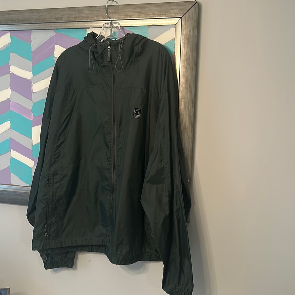 Men's XXL Sierra Designs Windbreaker hoodie jacket LIKE NEW